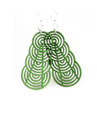 Ascending Interlocking Circle Earrings