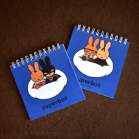 Image 3 of SuperBat x Bunnies Notebooks