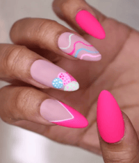 Image 3 of Classic pink  Press On Nails