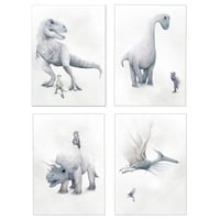 Image 1 of I dream of Dinosaurs - A Herd of Dinosaurs - Print Sets