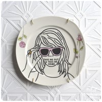 Image 1 of Taylor - Hand Painted Vintage Plate