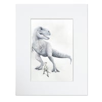 Image 2 of I Dream of Dinosaurs - Trex Dinosaur Print