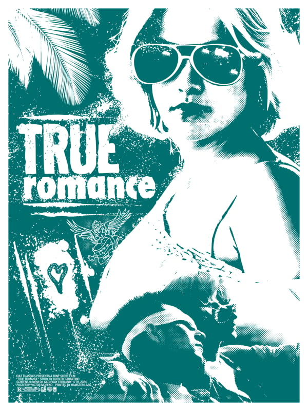 TRUE ROMANCE - 18 X 24 LIMITED EDITION SCREENPRINTED POSTER