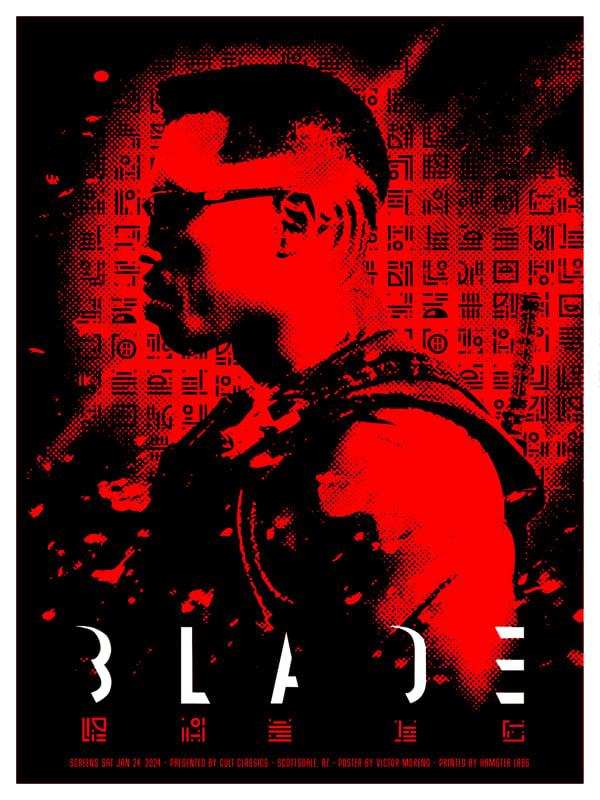 BLADE - 18 X 24 LIMITED EDITION SCREENPRINTED POSTER