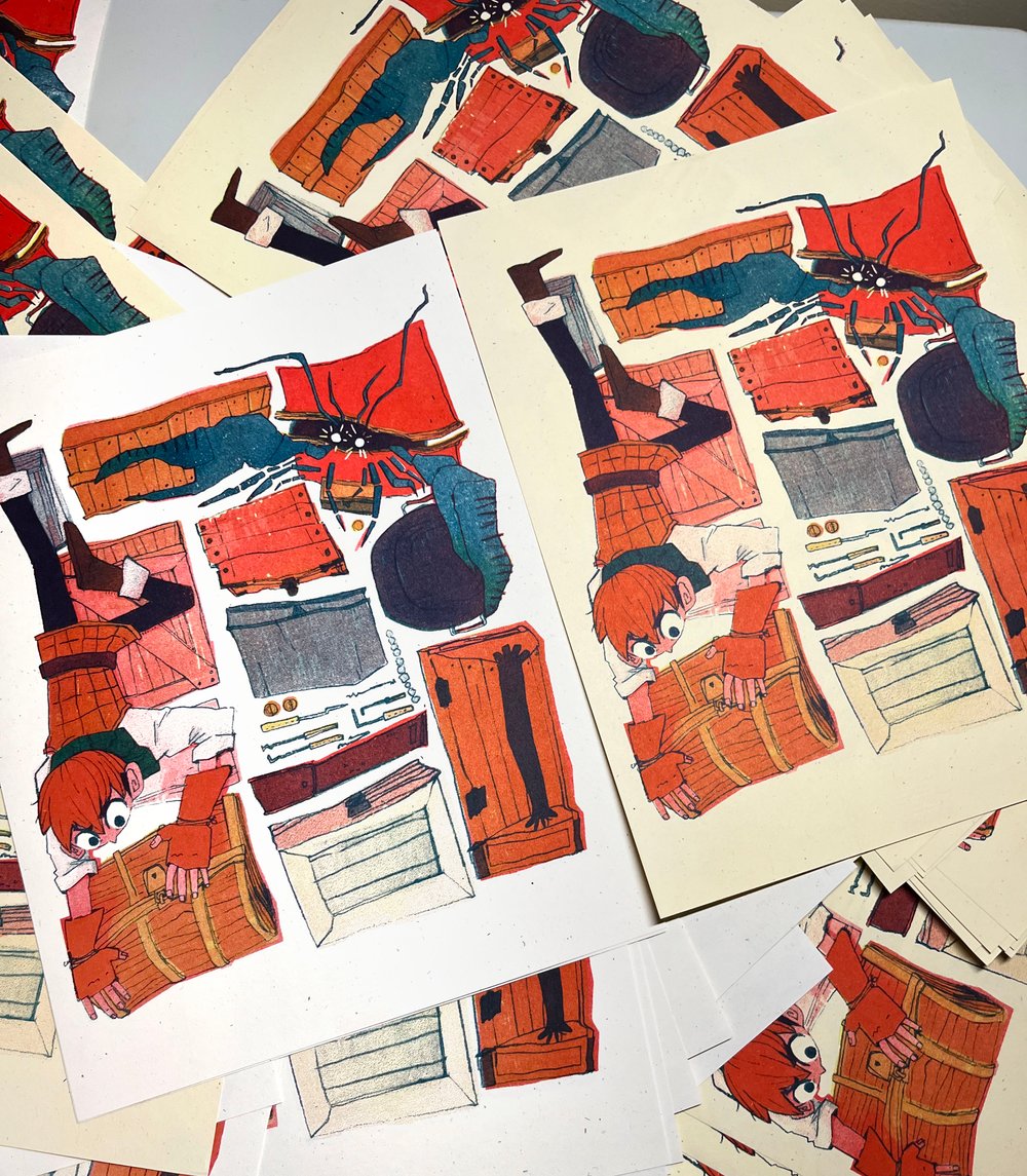 Image of Chilchuck Risograph Print