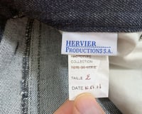 Image 5 of Hervier Productions junya watanabe made in France denim jeans, size 2 (31”)