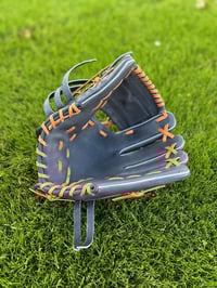 Image 3 of 11.5" Infielders Glove One-Piece Web (Navy)