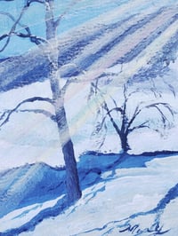 Image 1 of Late Winter Brilliance -Original Acrylic Painting 