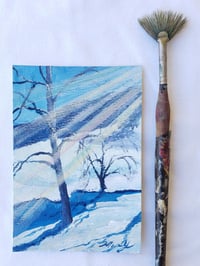 Image 2 of Late Winter Brilliance -Original Acrylic Painting 