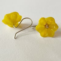 Image 2 of Golden Flowers Earrings