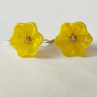 Image 4 of Golden Flowers Earrings