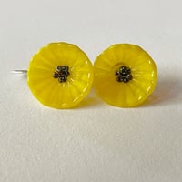 Image 2 of Golden Daisy Earrings