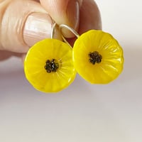 Image 3 of Golden Daisy Earrings