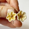Ivory Flower Earrings