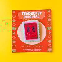 Image 2 of Sparkle Blush Stamp Brooch