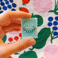 Image 3 of Sparkle Blush Stamp Brooch