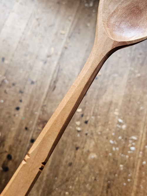 Image of Native Cherry Cooking Soulspoon Left Handed