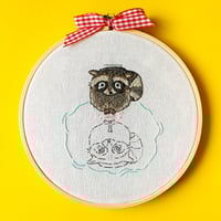 Image 1 of "Goodbye, Cotton Candy" Hoop
