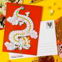 Image 1 of Happy Year of the Dragon! Large Postcard/Print (60% OFF)