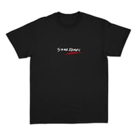 Image 1 of TEXT TEE BLACK