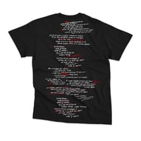 Image 2 of TEXT TEE BLACK
