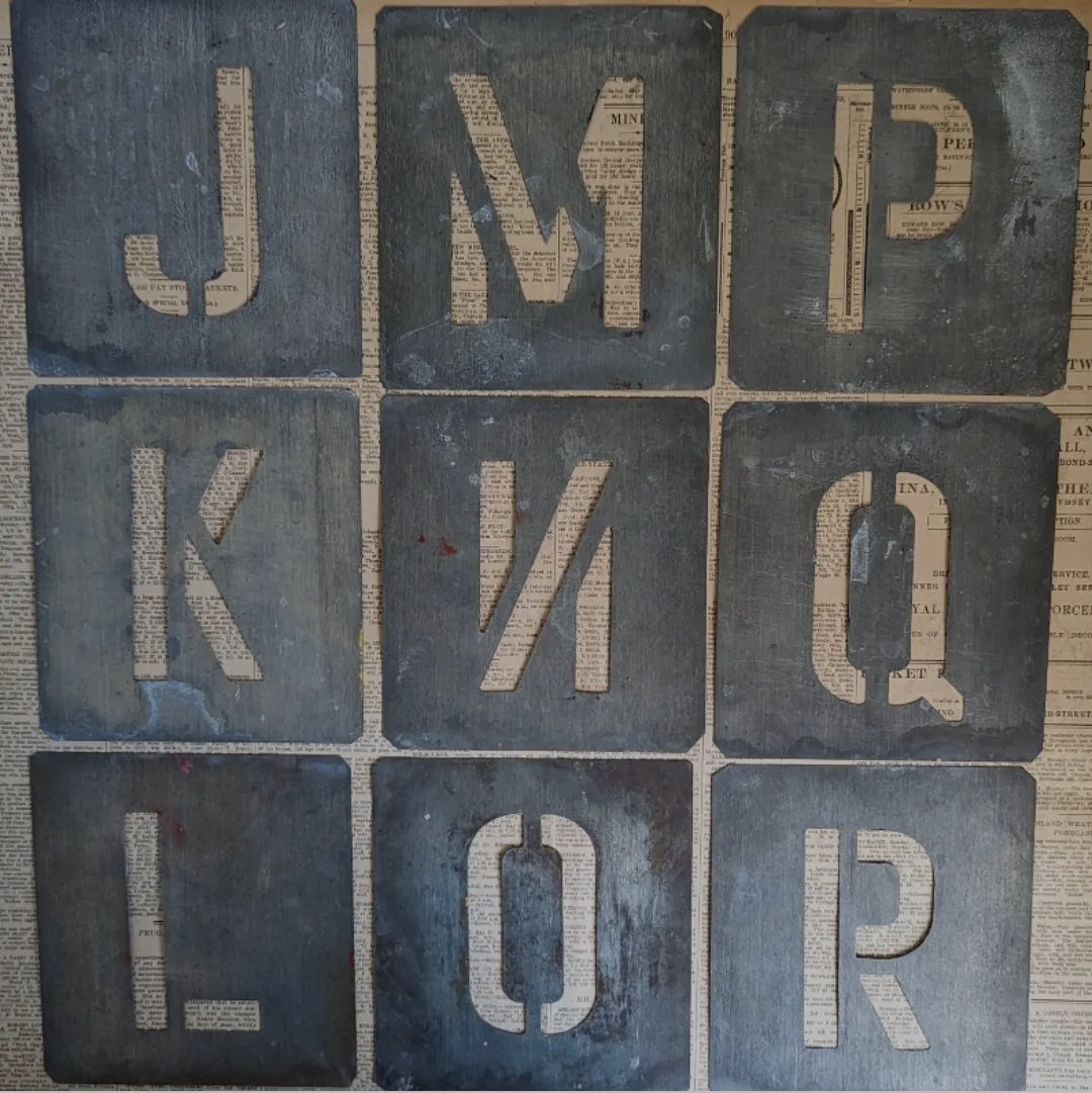 Image of Farm stencil box