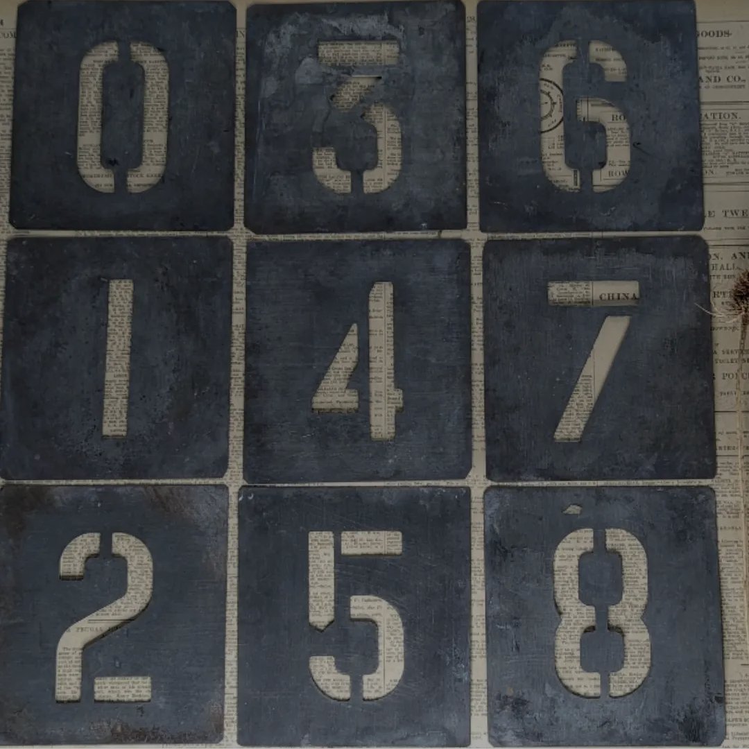 Image of Farm stencil box