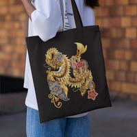 Image 1 of Batik Naga tote bag 