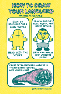 "How to Draw your Landlord" Poster