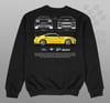 Cars and Clo - Ford Mustang Shelby GT500 Blueprint Sweater Black