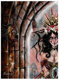 Image 4 of The Queen's Indisputable Law - Alice in Wonderland - Original Painting