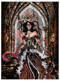 Image 2 of The Queen's Indisputable Law - Alice in Wonderland - Original Painting