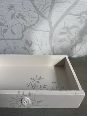 Image of Botanical painted drawer #1