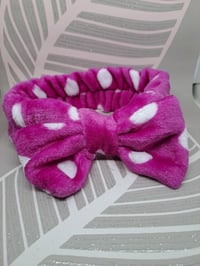 Image 1 of Spotted makeup hair bands