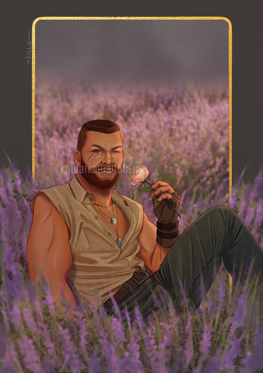 Image of Barrett Print ( FF7 )