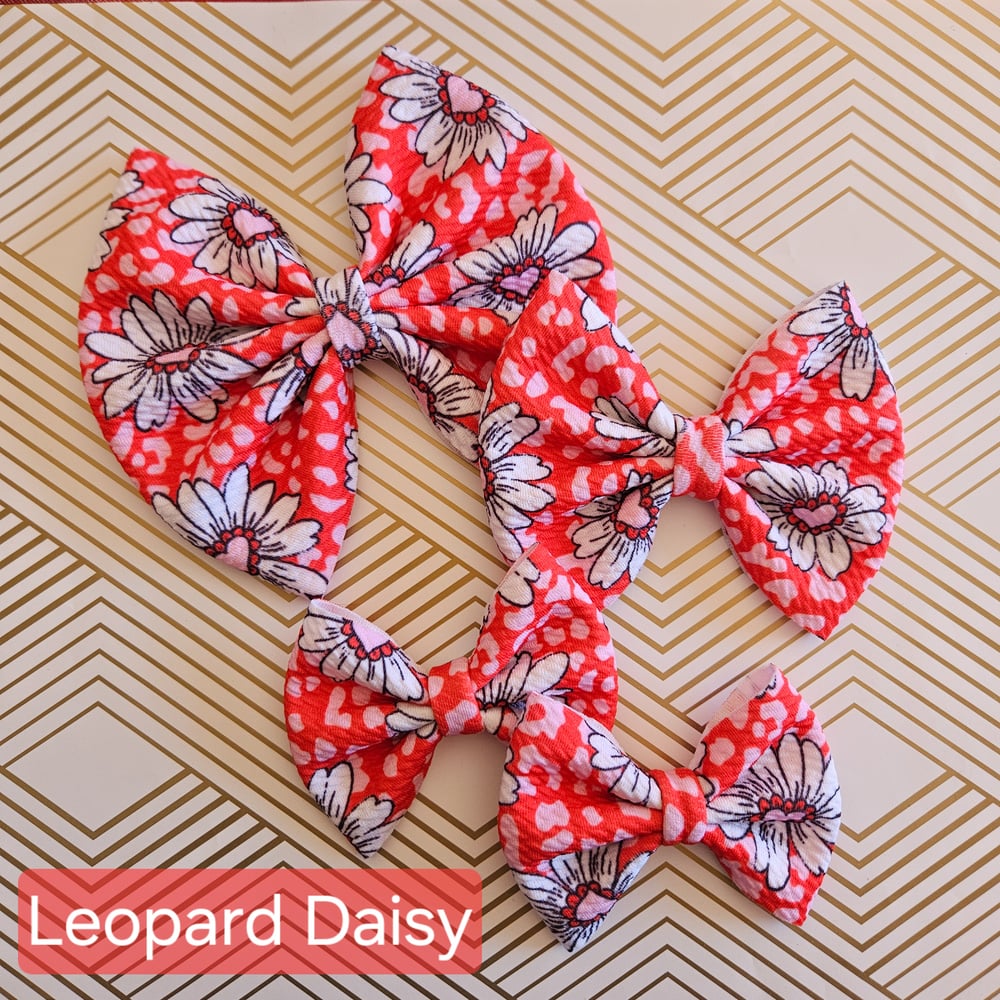 Valentines Pink and Red Bows