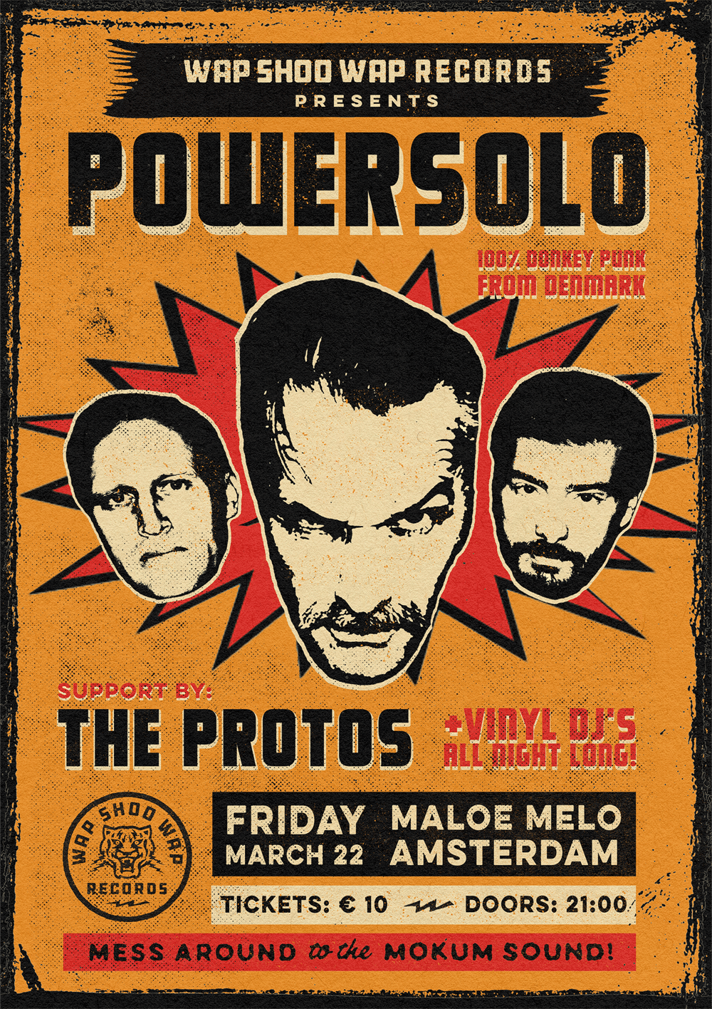 Tickets for Powersolo + The Protos @ Maloe Melo - Friday March 22, Amsterdam