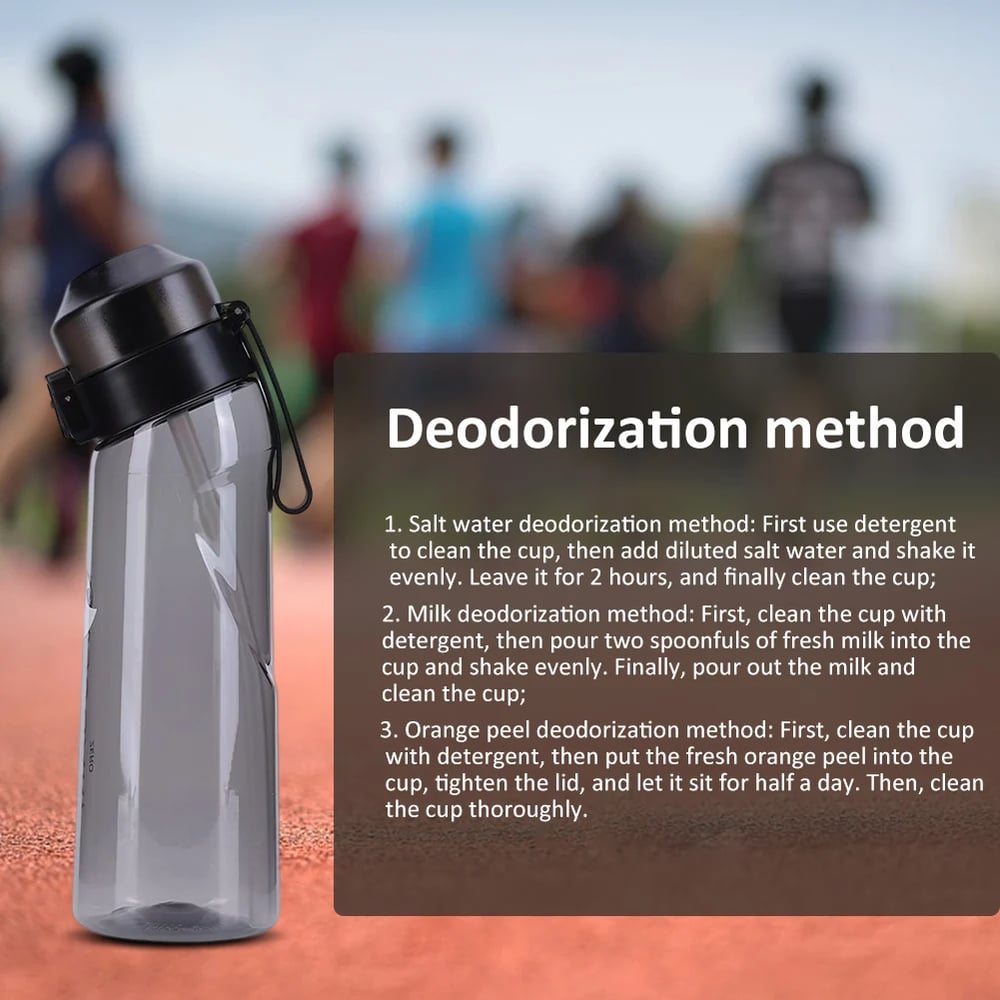 Air Flavored Water Bottle with Drinking Straw Great Scented Flavor Life Changing Magic 