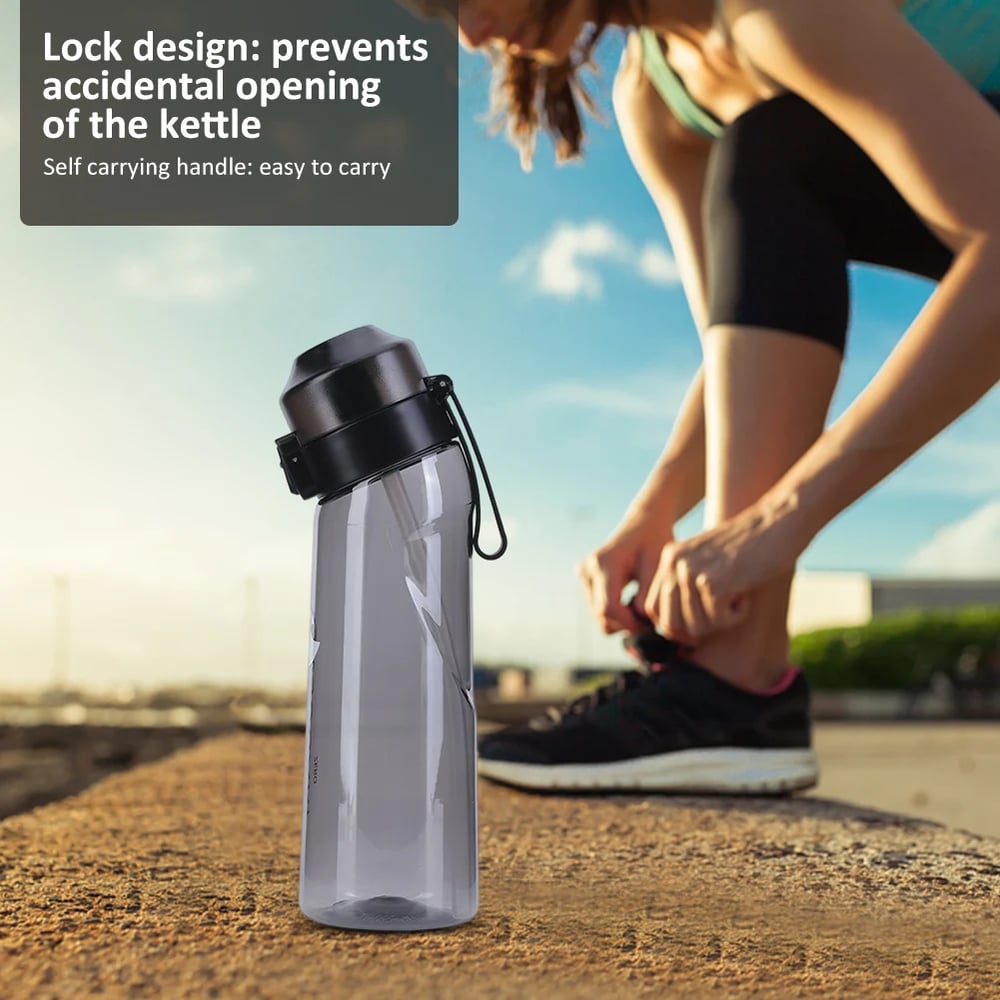 Air Flavored Water Bottle with Drinking Straw Great Scented Flavor Life Changing Magic 
