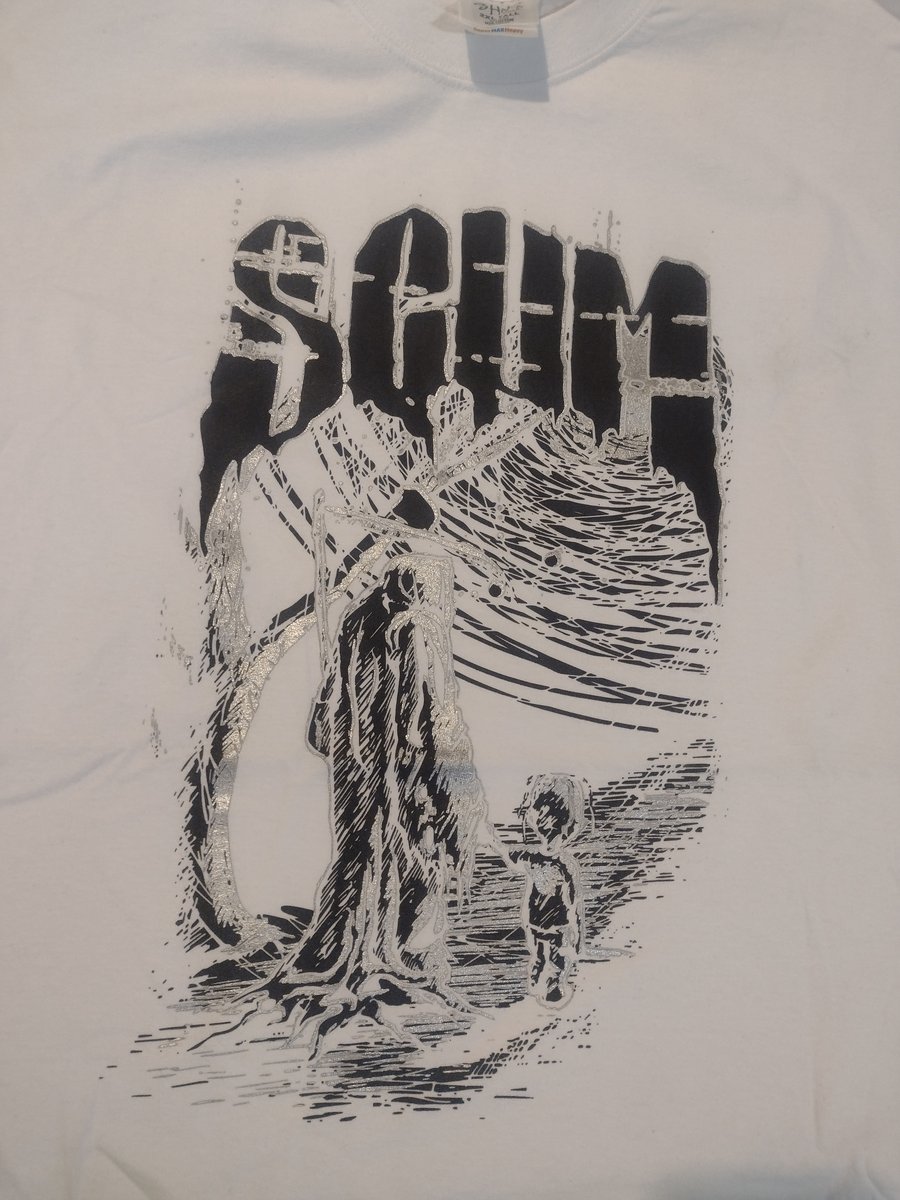 Image of SCUM : 2020 WHITE/BLACK REAPER  Tshirt 