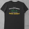 The Streets Of Free Derry (Black T-Shirt) Celtic Glasgow