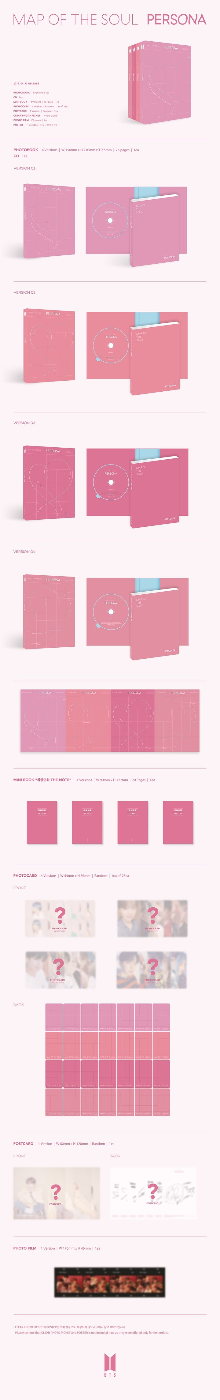 Image of BTS Map of The Soul Persona