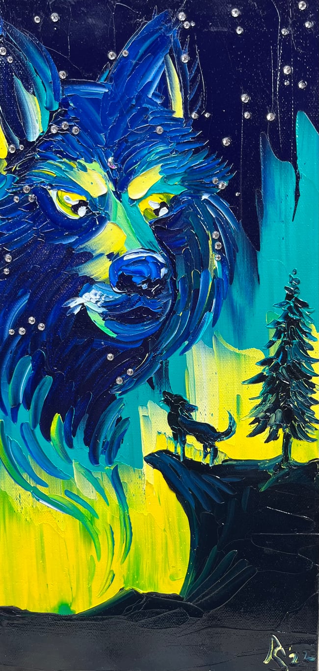 “Watching Over You” - 8”x16” oil on canvas ready to ship TODAY! 