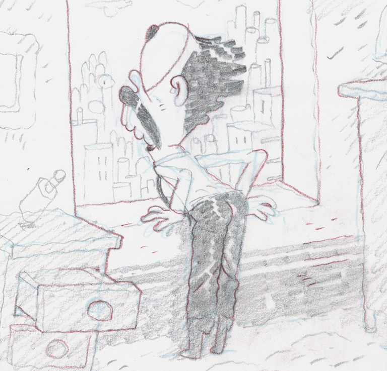 Yardstick's Worth part 1, page 11 (pencils)