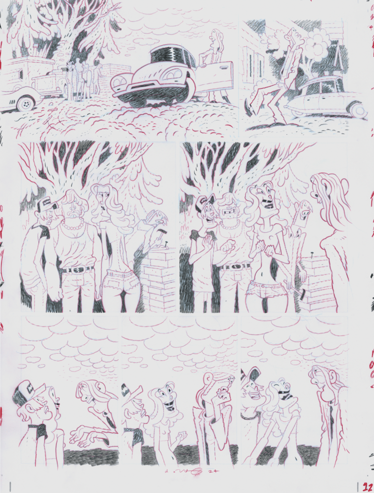 L'architecte part 1, page 12 (line art)