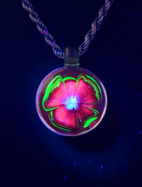 Image 5 of UV reactive rose pendant 🌹🤌