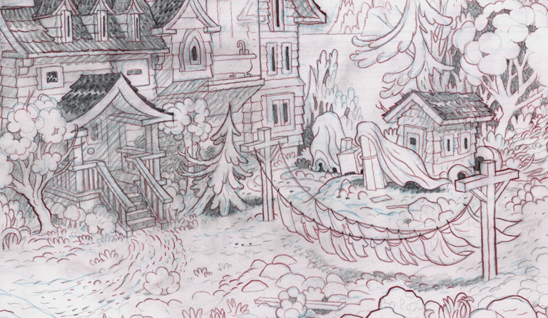 L'architecte part 1, pages 10 and 11 (pencils) Image 3
