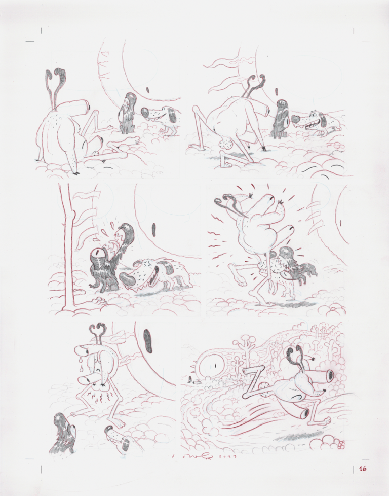 Yardstick's Worth part 1, page16 (pencils)