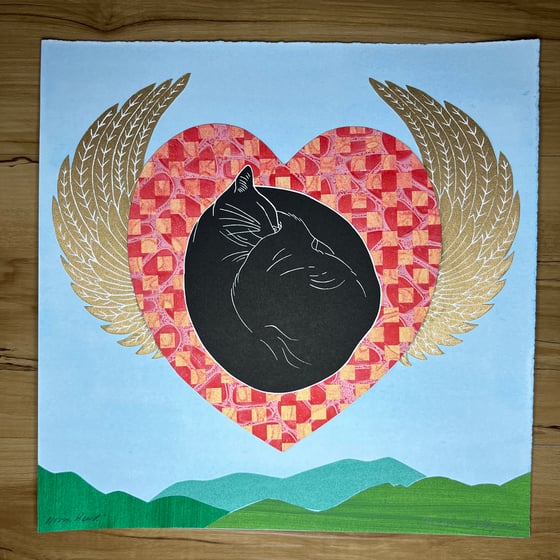 Image of COLLAGE SALE  Woven Heart #2  (Reg. $245. Now 25% OFF... $183.75)