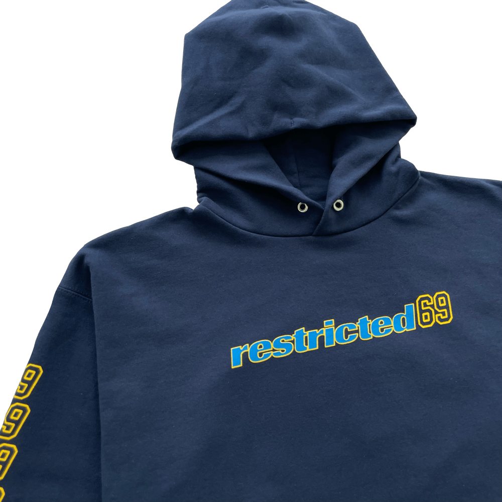 "69" Hooded Sweatshirt (Navy)